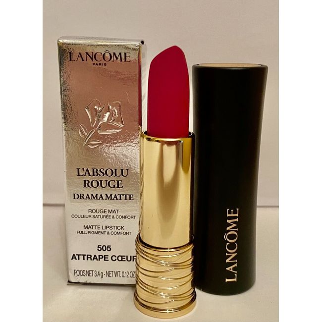 Lancome L'Absolu Rouge Cream Lipstick - 505 Attrape Coeur  NIB