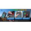 RGB 8 Gang LED Switch Panel - Wireless Remote Circuit Control Relay System Box