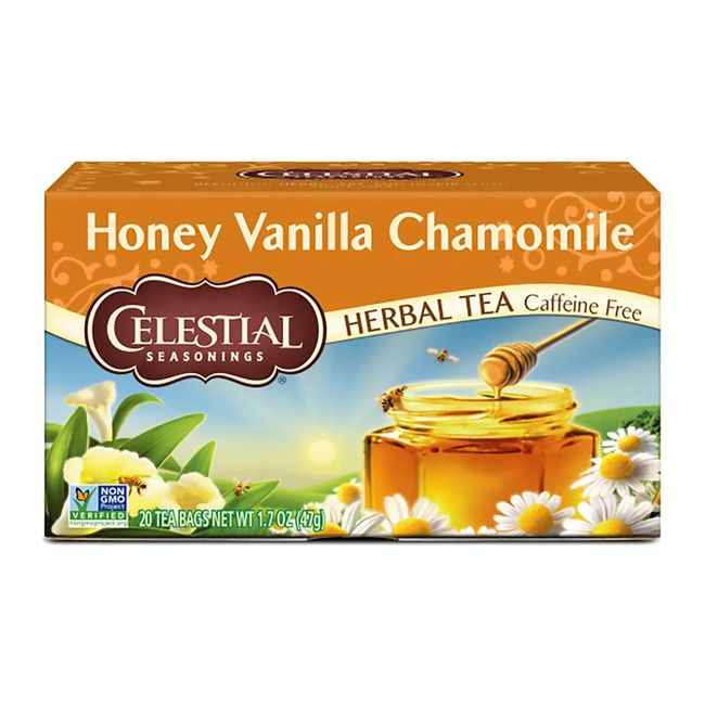 Celestial Seasonings 63496-3pack Celestial Seasonings Honey Vanilla Chamomile Herb Tea - 3x20 bag