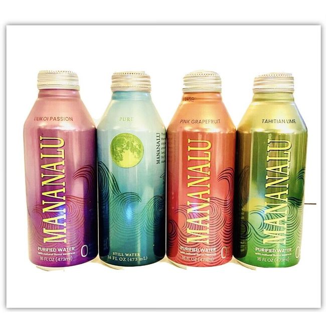 Mananalu - Pure Water - 16 oz (24 Aluminum Bottles)