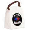 CafePress Funny Boxing Quote Canvas Lunch Bag with Strap Handle