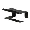 Tiger Colar Toilet Roll Holder with Shelf Black