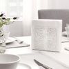 IKEA LIKSIDIG napkin holder, white, 16x16 cm