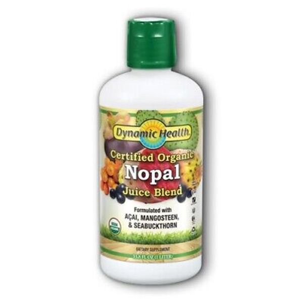 Organic Nopal Juice Blend  33.8 oz By Dynamic Health Laboratories