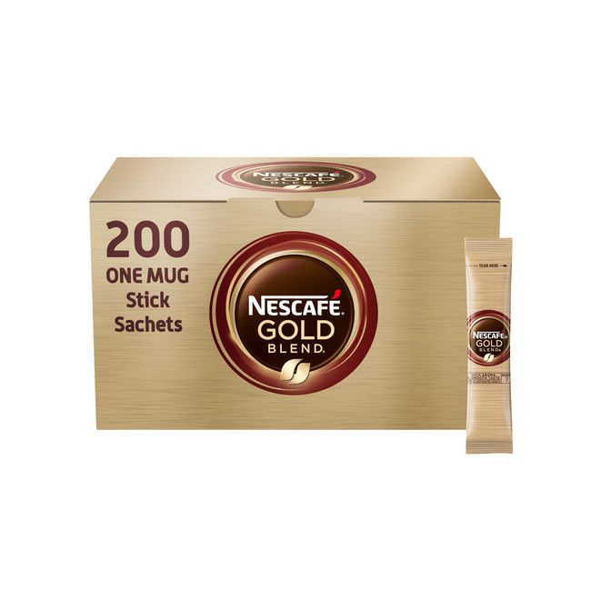 NESCAFÉ Gold Blend Instant Coffee Sachets - 200 x 1.8g Sticks