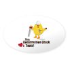 CafePress Loves Tools Sticker Oval Car Bumper Sticker(10-Pack)
