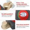Battery Disconnect Switch,On/Off 275A 12-48V Top Post Battery Switch(Red)