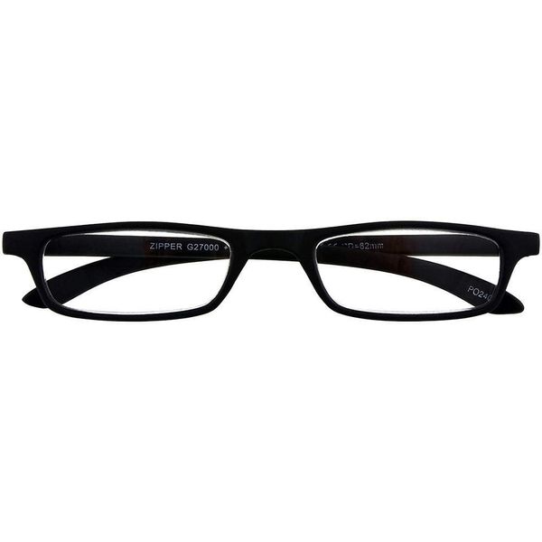 I Need You Black Plus 3 Spherical Lesebrille Zipper Reading Glasses
