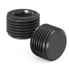 GASHER 50Pcs 1/4" NPT Carbon Steel Pipe Plug Fitting Internal Hex Thread Socket Pipe Plug