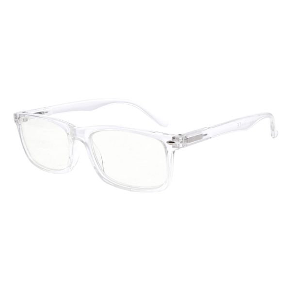 Eyekepper Computer Reading Glasses Blue Light Filter Reader Eyeglasses Blue Glare Blocking Men Women, Transparent