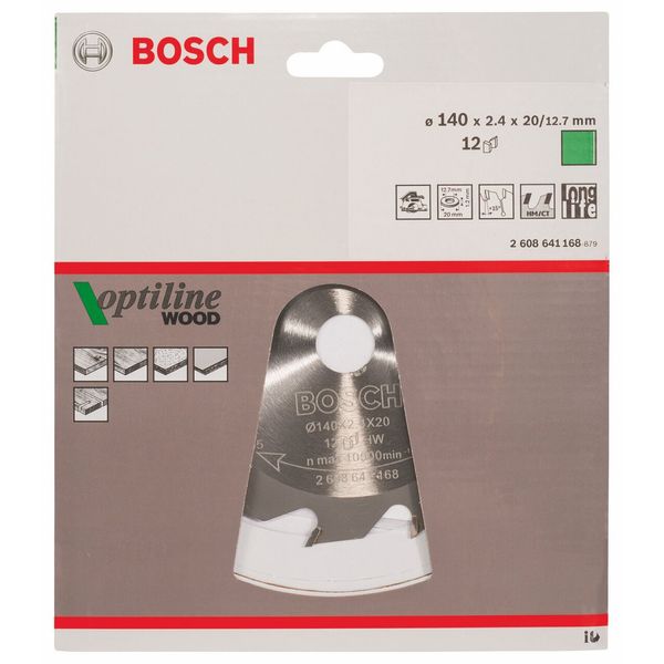 Bosch 2608641168 Optiline Wood Circular Saw Blade