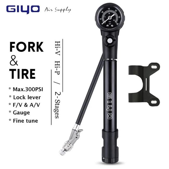 giyo hand pump with pressure gauge
