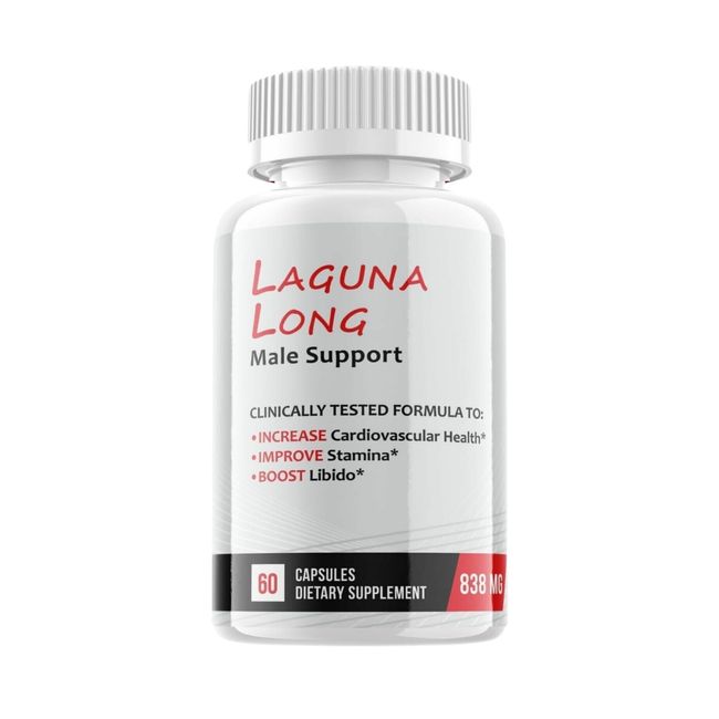 Laguna Long Male Support Capsules, LagunaLong Power Performance - 60 Caps