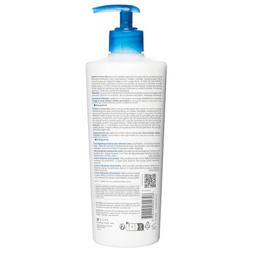 BIODERMA Atoderm Ultra Nourishing Cream for Normal To Dry Sensitive Skin 500 ml