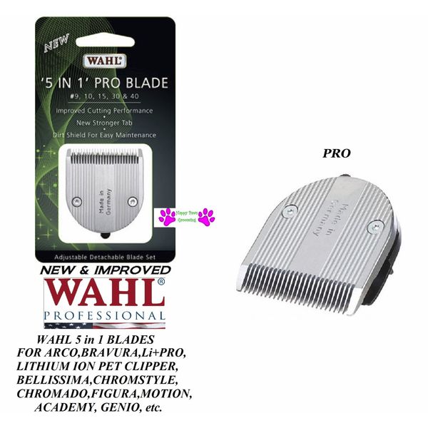 NEW&IMPROVED Wahl PRO FINE 5 in 1 Replacement Blade for CHROMADO Trimmer Clipper