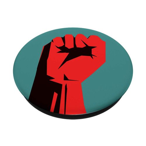 Comrade Detective Fist Teal PopSockets Stand for Smartphones & Tablets
