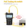 RUKI Cable Checker lan Cable Tester Multi-function LCD Network Cable Tester PoE Checker PoE/Voltage/Current Cable Tester