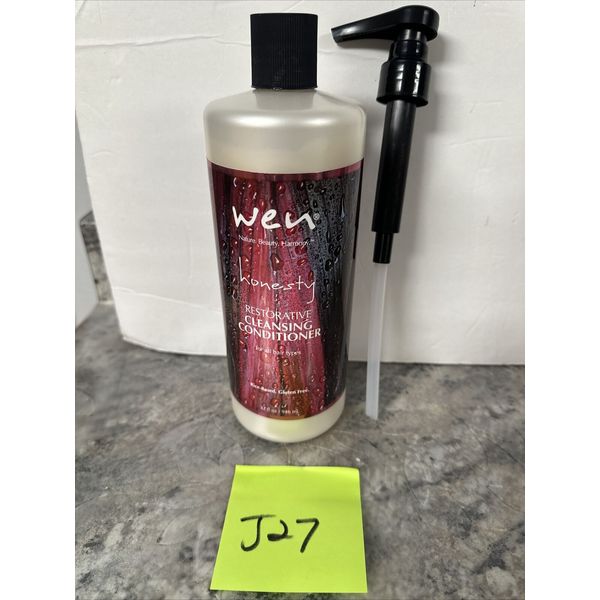 WEN Chaz Dean Restorative Cleansing Conditioner 32 oz w/ Pump SEALED HONESTY