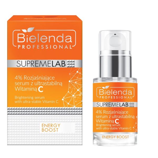 Bielenda Professional Supremelab Energy Boost Brightening Serum With Ultra Stable Vitamin C 15 ml