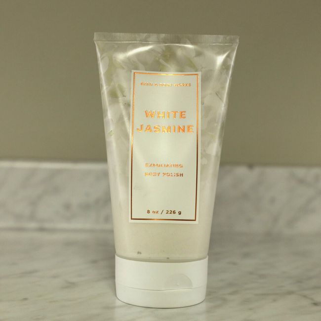 BATH & BODY WORKS White Jasmine Exfoliating Body Polish Scrub 8 oz