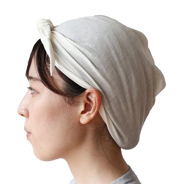 Kinuya SO6572 100% Silk Turban That Makes Morning Care Easy, Quinari