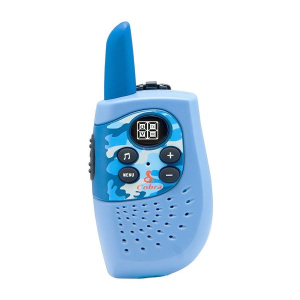 Cobra HE130B Kids' Walkie Talkies Two-Way Radios Toy for Kids, Hero Series (Blue, Pair)