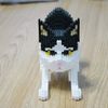Balody Crouched cat. Nanoblocks assembly kit. 1390 pieces
