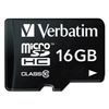 Verbatim 44082 16 GB Class 10 MicroSDHC Memory Card with Adaptor