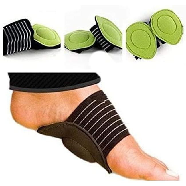 Extra Cushioned Arch Support, Pair, Worn Inside Footwear, for Tired and Sore Feet, Plantar Fasciitis, Fallen Arches, Heel Spurs