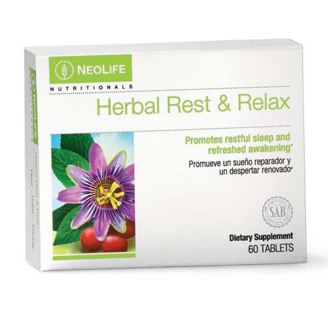 NeoLife Herbal Rest & Relax Helps calm your body, quiet your mind