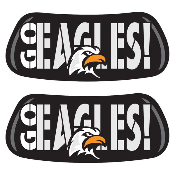 Anderson's Go Eagles EyeBlacks, 12 Pairs per Package, School Spirit, Spirit Gear, Sports Fan Gear, Football Cheerleader Accessories, Homecoming