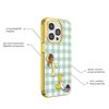 PopSockets iPhone 15 Case Compatible with MagSafe, Phone Case for iPhone 15, Wireless Chargeable, Case Only - Tom & Jerry Picnic