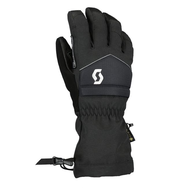 Scott W Ultimate Premium GTX Glove Schwarz - Gore-Tex wasserdichte warme Damen Gore-Tex Skihandschuhe, Größe M - Farb