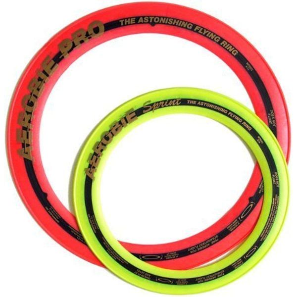 Aerobie Pro Ring (13") & Sprint Ring (10") Set, Random Assorted Colors