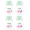 (Pack of 4) Garnier Mineral Action Control Thermic Anti-perspirant Roll On for Women 4x50ml