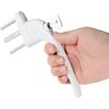 DIDA UPVC Window Handle White, 1pcs Universal Lockable Window Handle, 40mm Spindle Length