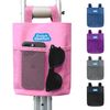 Large Universal 2-Pocket 8"x9" Crutch Bag/Tote/Pouch (Pink)