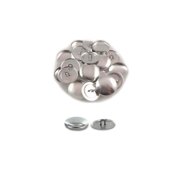 Cover Buttons - 1/2" (Size 20) - Wire Backs - Qty 50