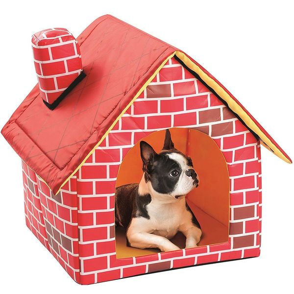 Luxury Cozy Cat Cabin - The Perfect Retreat For Your Feline Friend - Red Brick