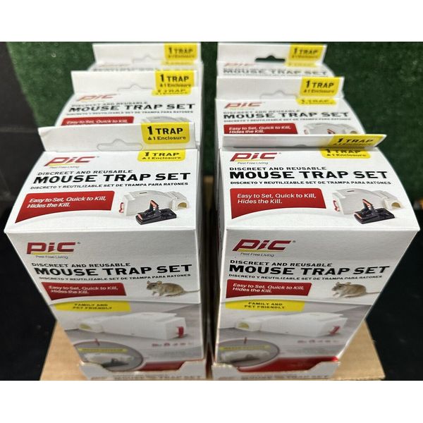 Discreet Mouse Trap Kit Mouse Trap Indoor for Home Outdoor Snap Traps 6 PACK