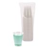 Boardwalk TRANSCUP12PK Translucent Plastic Cold Cups, 12oz, 50/Pack