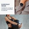 kwmobile Strap Compatible with Ticwatch Pro Smartwatch Strap - Replacement Silicone Watch Band - Black
