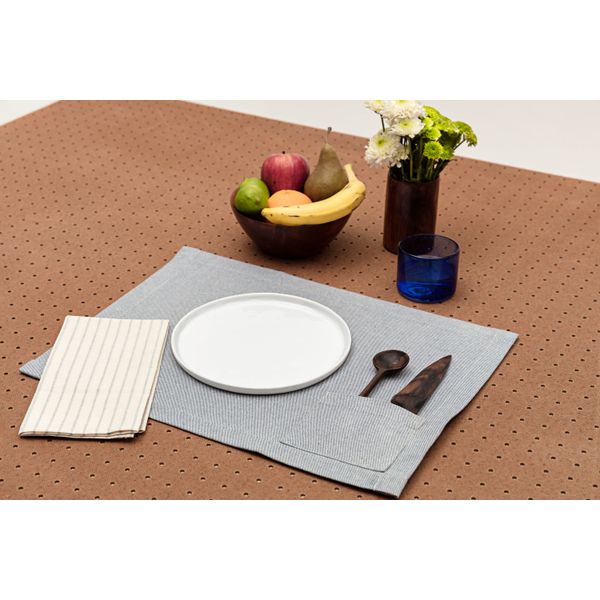 Placemats / Set of 4 - Blue / With Pocket