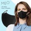 Includes 3 MEO Masks (Black)