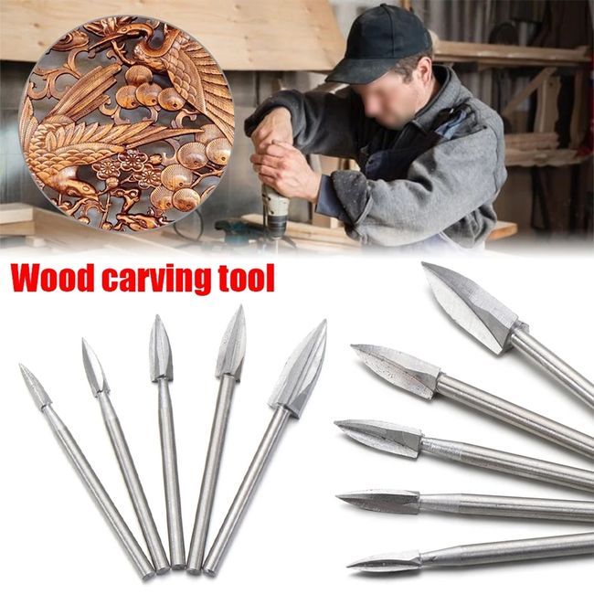 Drill Bit 3mm Wood Carving, Wood Carving Burrs Carbide