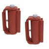 Guardian 2110.100 Standard Gate Hinge Round Mount Both Sides (Prime Coated) Pair