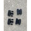 2 Sets 2" ACW Acculoc Acetal Side Release Buckle Black CSR 2.0