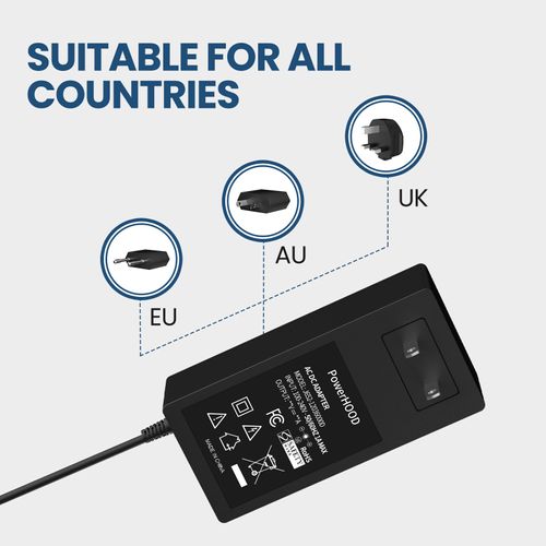 PowerHOOD 12V 3A USB-C AC/DC Adapter Compatible with ZimaBlade Zima Blade 3760 7700 X86 Single Board Server Gigabit Ethernet Network Attached Storage 36W USB Type-C Power Supply Cord Charger Cable PSU