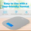 Smart Weigh Small Gray Food Scales for Kitchen