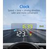 Car HUD Head Up Display OBD2 GPS Overspeed Warning System Projector Windshield